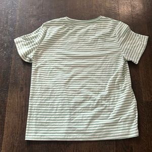 Striped green shirt